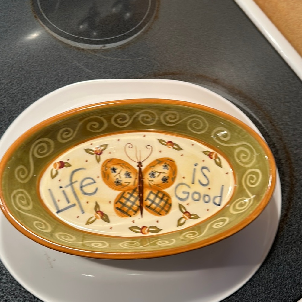 Oval dish